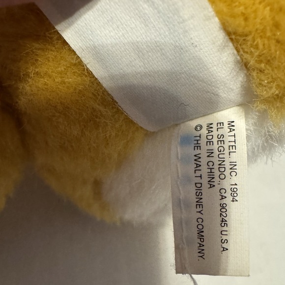 Vintage 1994 Mattel Disney The Lion King Mane Changing Growing Up Simba Plush - Picture 9 of 12